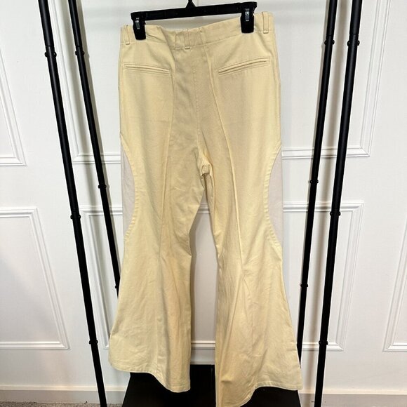 NEW Head Of State SS21 'Contrast Panel Flare Cut' Denim Size 31 - Picture 5 of 6